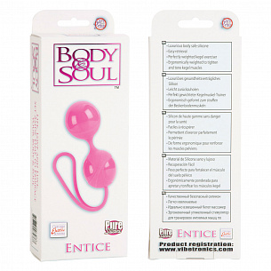 Розовые силиконовые вагинальные шарики BODY SOUL ENTICE SE-1327-10-3 2 091 р.