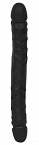 Двойной черный фаллоимитатор Black Double Dong - 45,7 см. Doc Johnson 0211-01-CD - цена 