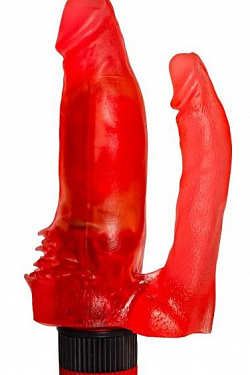 Красный анально-вагинальный вибратор №11 - 15,5 см. Сумерки богов 312-11 BX DD с доставкой 