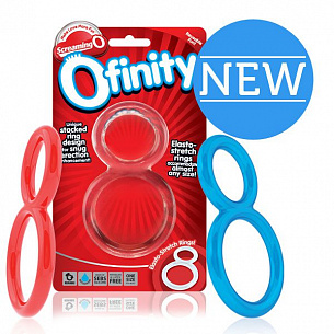 Прозрачное двухпетельное кольцо Ofinity Screaming O OFY-C-101 - цена 