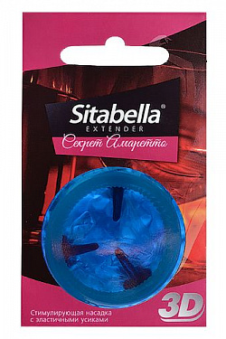 Насадка стимулирующая Sitabella 3D  Секрет амаретто  с ароматом амаретто Sitabella 1415 с доставкой 