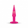 Розовая анальная втулка среднего размера JAMMY JELLY ANAL MEDIUM PLUG PINK - 14 см. Toyz4lovers T4L-00700709 - цена 