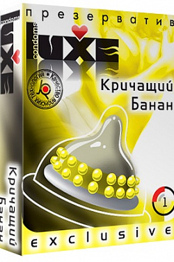 Презерватив LUXE  Exclusive  Кричащий банан  - 1 шт. Luxe LUXE  Exclusive №1  Кричащий банан  с доставкой 