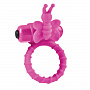 Виброкольцо розового цвета Posh 10-Function Flutter Enhancers California Exotic Novelties SE-1369-70-3 - цена 