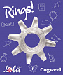 Прозрачное эрекционное кольцо Rings Cogweel Lola toys 0114-90Lola - цена 