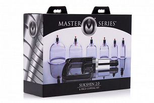     Sukshen 6 Piece Cupping Set with Acu-Points AF193 2 826 .