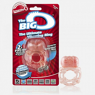 Эрекционное кольцо с вибрацией THE BIG O Screaming O BO-101 - цена 