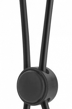 Черное силиконовое лассо на пенис SILICONE LOOP COCK RING  Blush Novelties BL-31095 с доставкой 