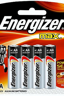Батарейки Energizer MAX E91/AA 1,5V - 4 шт. Energizer E300157103P с доставкой 