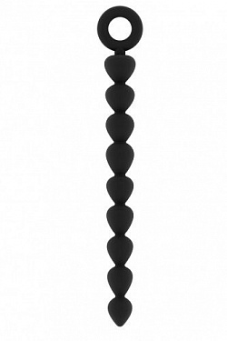 Чёрная анальная цепочка Anal Chain No.28 - 24,5 см. Shots Media BV SON028BLK с доставкой 