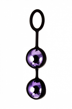 Фиолетово-черная вагинальные шарики TOYFA A-toys  764007 с доставкой 