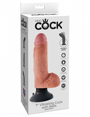        7  Vibrating Cock with Balls - 17,8 . Pipedream PD5406-21 -  6 213 .