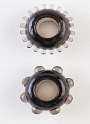 Набор из 2 эрекционных колец с различным рельефом Seven Creations 21-57SMK-BCD - цена 