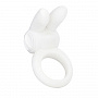 Белое эрекционное кольцо с виброушками MOJO RHYTON Seven Creations 50882 - цена 