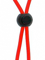Красное эрекционное лассо с одной бусиной-утяжкой STRETCHY THIN LASSO Dream Toys 21413 с доставкой 