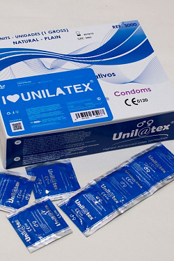 Классические презервативы Unilatex Natural Plain - 144 шт. Unilatex Unilatex Natural Plain №144 с доставкой 