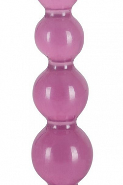 Фиолетовый анальный стимулятор-ёлочка Anal Beads - 13 см. Orion 05113070000 с доставкой 