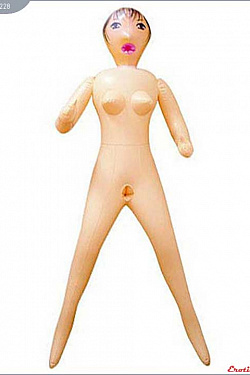Надувная секс-куколка с 3 любовными отверстиями Eroticon 30228 с доставкой 