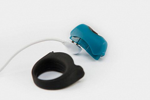 Эрекционное кольцо с вибрацией Polar Night Vibrating Silicone Cock Ring Topco Sales 1600448 - цена 