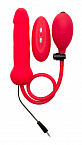 Красный расширяющийся анальный виброплаг - 15,5 см. Shots Media BV OU118RED - цена 