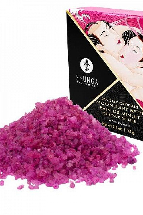 Соль для ванны  Bath Salts Aphrodisia с цветочным ароматом - 75 гр. Shunga 6600 с доставкой 