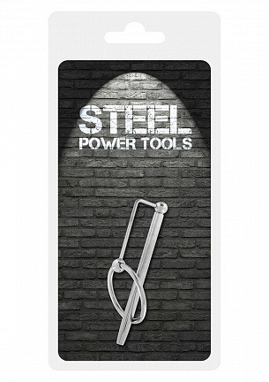 Эрекционное кольцо со стимулятором уретры Long Princess Wand Steel Power Tools 3000010329 - цена 