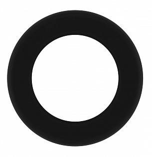 Чёрное эрекционное кольцо Cockring No.39  Shots Media BV SON039BLK - цена 