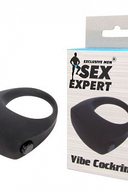 Эрекционное кольцо с вибрацией Sex Expert  SEM-55112 с доставкой 