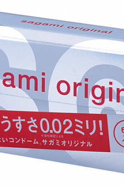 Ультратонкие презервативы Sagami Original 0.02 - 6 шт. Sagami Sagami Original 0.02 №6 с доставкой 