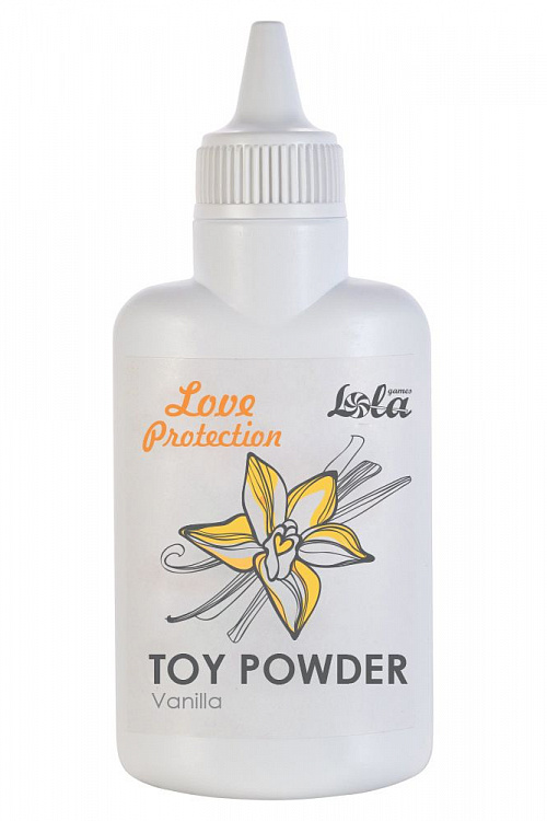 Пудра для игрушек Love Protection с ароматом ванили - 30 гр. Lola toys 1824-01Lola с доставкой 