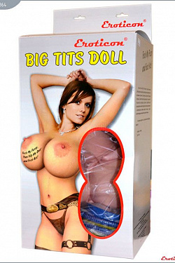 Надувная кукла «Брюнетка» с большой грудью Eroticon 30364 с доставкой 