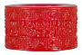 Широкое красное эрекционное кольцо Cock Ring Aztecs Orion 0510467 - цена 