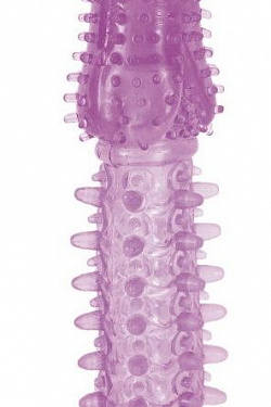 Фиолетовая насадка, удлиняющая половой член - 13,5 см. ToyFa 888005-4 с доставкой 