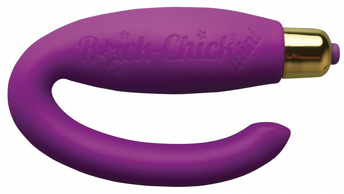 Фиолетовый вибростимулятор Rock Chick Mini  Rocks-Off E24420 - цена 