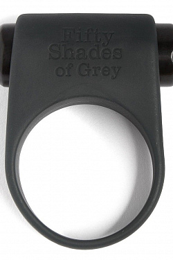 Серое эрекционное кольцо с вибрацией Feel It, Baby! Fifty Shades of Grey FS-48292 с доставкой 