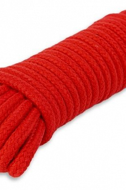 Красная веревка для связывания - 10 м. Пикантные штучки DP433R с доставкой 