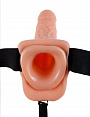      Vibrating Hollow Strap-On with Balls - 24 . Pipedream PD3377-21 -  