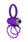 Фиолетовое эрекционное виброкольцо BOB Dibe GOX-56-4 - цена 