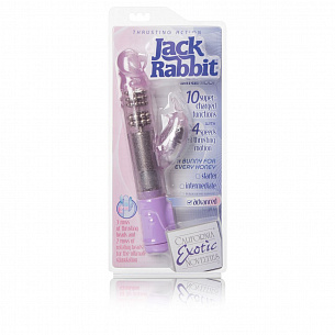 Искрящийся хай-тек вибратор Jack Rabbit - 24 см. California Exotic Novelties SE-0611-50-3 - цена 