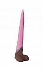 Розовый фаллоимитатор  Олень  - 34 см. Erasexa zoo51 - цена 