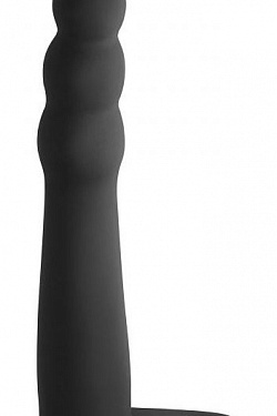 Черная вибронасадка для двойного проникновения Bramble - 16,5 см. Lola toys 1201-01lola с доставкой 