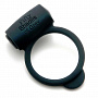 Темно-серое эрекционное кольцо Vibrating Love Ring с вибрацией Fifty Shades of Grey FS-40170 - цена 