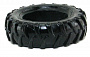 Чёрное тонкое эрекционное кольцо Treads Mens Ring Thin NS Novelties NSN-0905-23 - цена 