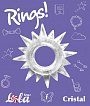 Прозрачное эрекционное кольцо Rings Cristal Lola toys 0112-12Lola - цена 