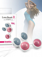 Розовые вагинальные шарики Luna Beards II Lovetoy 10024-pink с доставкой 