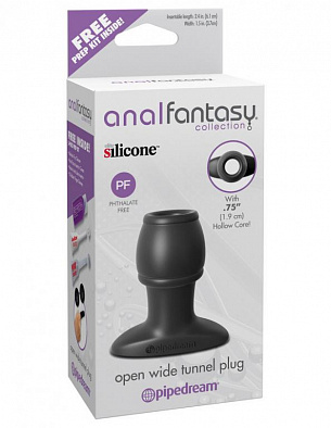    Anal Fantasy Collection Open Wide Tunnel Plug - 7,2 . Pipedream PD4682-23 -  