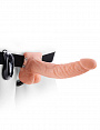      Vibrating Hollow Strap-On with Balls - 24 . Pipedream PD3377-21 -  