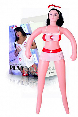Надувная кукла-медсестра с реалистичной головой ToyFa 117020 с доставкой 