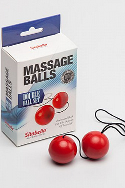 Красные массажные вагинальные шарики Sitabella 8009-2 с доставкой 