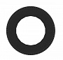 Чёрное эрекционное кольцо No.44 Cockring Shots Media BV SON044BLK - цена 